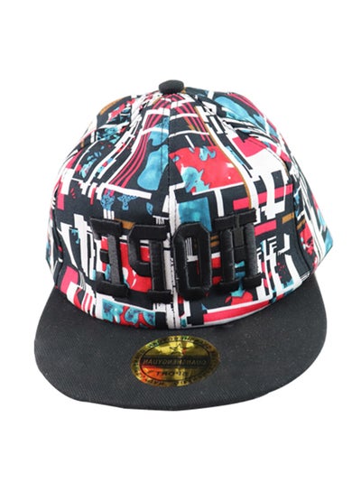 Buy Adjustable Snapback Cap Pink/Blue/Black in UAE