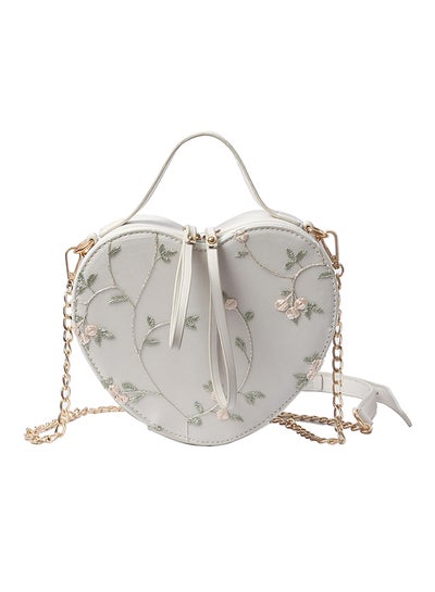 Buy Removable Strap Crossbody Bag White in UAE