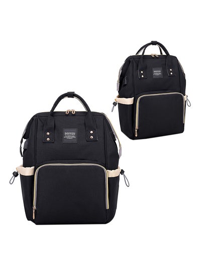 Buy 2-Piece Zipper Closure Diaper Bag Set in UAE