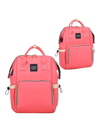 Buy 2- Piece Zipper Closure Diaper Bag Set in UAE