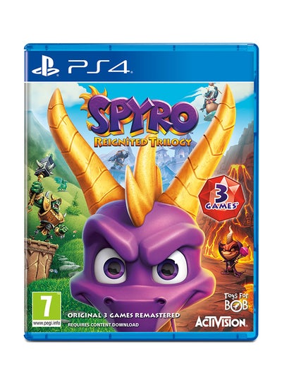 Buy Spyro Reignited Trilogy (Intl Version) - Arcade & Platform - PlayStation 4 (PS4) in Saudi Arabia