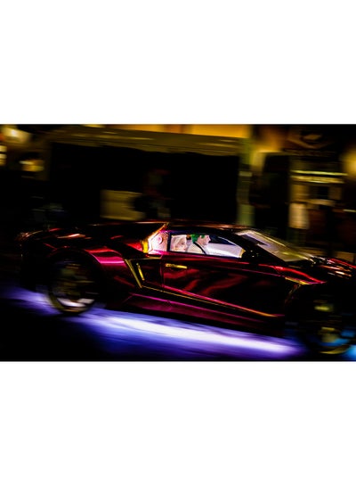 Suicide Squad Purple Lamborghini Wall Art Canvas Print Multicolour   price in UAE | Noon UAE | kanbkam