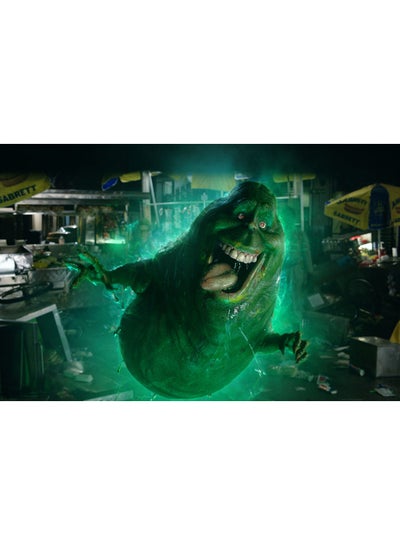 Buy Slimer in Ghostbusters Wall Art Canvas Print Multicolour 50x32x3.5cm in UAE