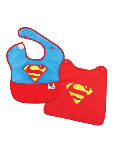 Buy Superman Themed Bib With Cape in Saudi Arabia