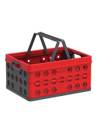 Buy 32-Liter Foldable Basket Red in UAE