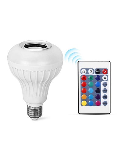 Buy LED Bluetooth Speaker Bulb With Remote Control Multicolour in Egypt