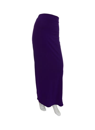 Buy Korean Skinny Skirts Dark Purple in Saudi Arabia