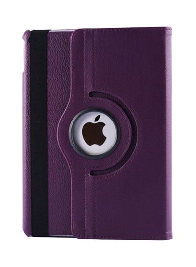 Buy 360 Degree Rotating Smart Stand Folio Case Cover For Apple iPad Air 2 Purple in Saudi Arabia