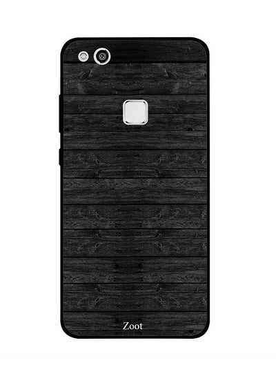 Buy Protective Case Cover For Huawei P10 Lite Wooden Black in Egypt