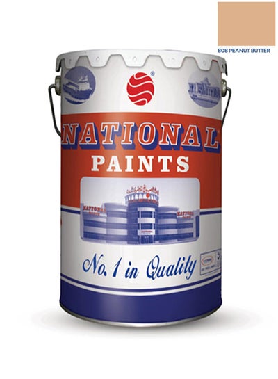 Buy Water Based Wall Paint Peanut Butter 18Liters in UAE