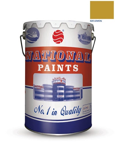 Buy Water Based Wall Paint Lemon 18Liters in UAE