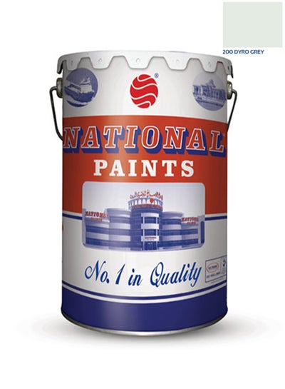 Buy Water Based Wall Paint Dyro Grey 18L in UAE