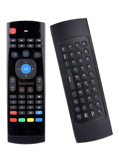Buy Wireless Remote Control Keyboard For Android TV Black in UAE