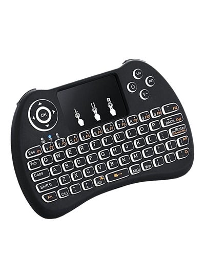 Buy Mini Wireless RC-Keyboard With Touchpad For Android TV/Smart TV/Xbox/PC/TV Box Black in UAE