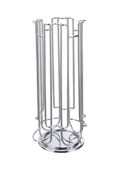 Buy Storage Rack With Rotate Stand Silver 5.5x3.2centimeter in Saudi Arabia