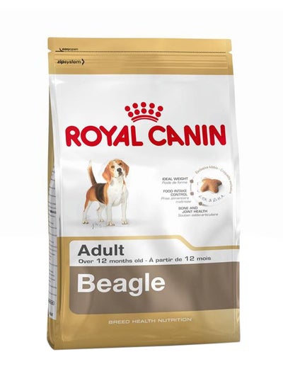 Buy Beagle Adult Dog Food Brown 3kg in UAE