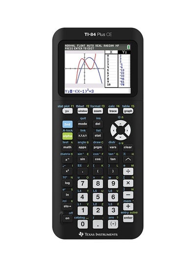 اشتري حاسبة تخطيط بياني طراز Ti-84 Plus CE-T أسود في السعودية