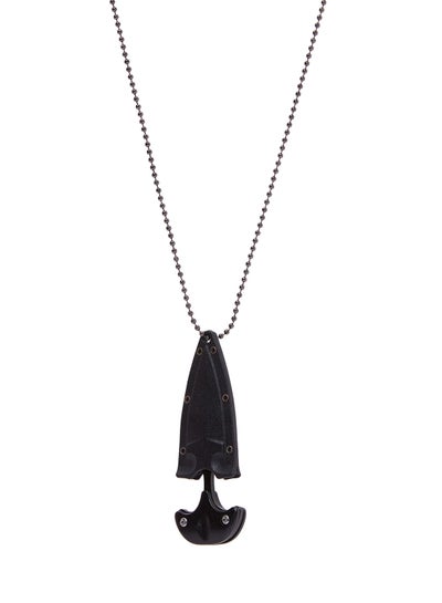 Buy Outdoor Camping Chain Necklace Knife 8.2x0.5x3.3cm in Saudi Arabia