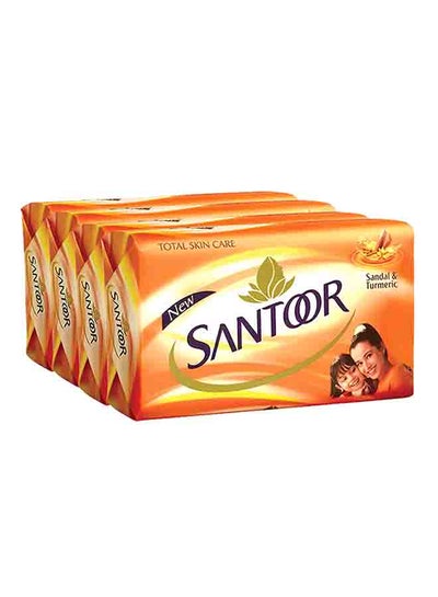 Buy Pack Of 4 Sandal And Turmeric Soap 4x125grams in UAE