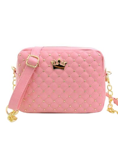 Buy Detachable Crossbody Bag Pink in Saudi Arabia