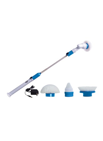 Buy Spin scrubber White/Blue 21.7x9x3.5inch in UAE