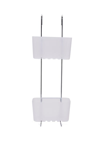 Buy Glace Shower Caddy White 200x590x130mm in UAE