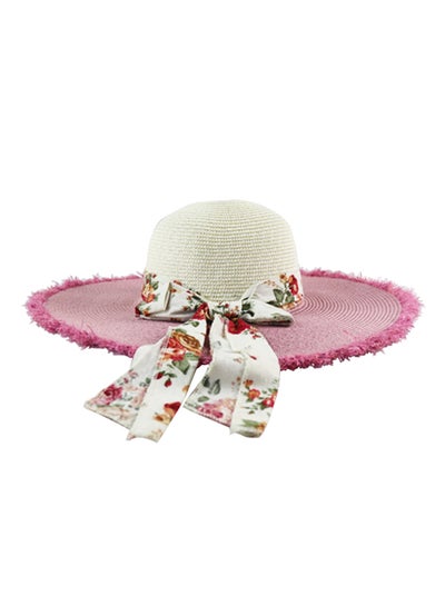 Buy Summer Sun Beach Hat Multicolour in Saudi Arabia