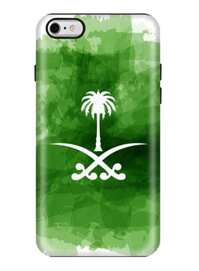 Buy Premium Dual Layer Tough Case Cover Matte Finish for iPhone 6 Plus/6s Plus Saudi Emblem in UAE