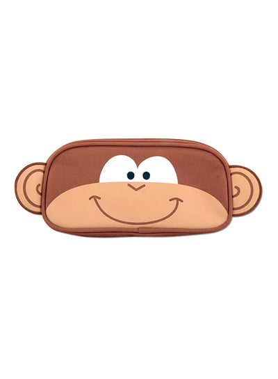 Buy Monkey Pencil Pouch Brown/White in Egypt