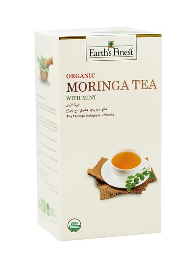 اشتري شاي مورينجا عضوي مع نعناع 1.5جرام عبوة من 25 قطعة في الامارات