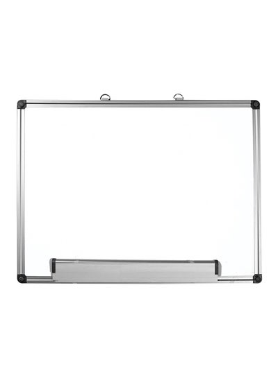 Buy Framed White Board,30x40 cm White/Silver in UAE