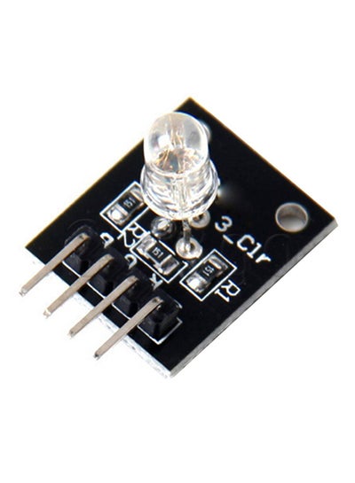 Buy 2-Piece 3 Color LED Sensor Module For Arduino Starter Kit RGB DIY Black in Saudi Arabia