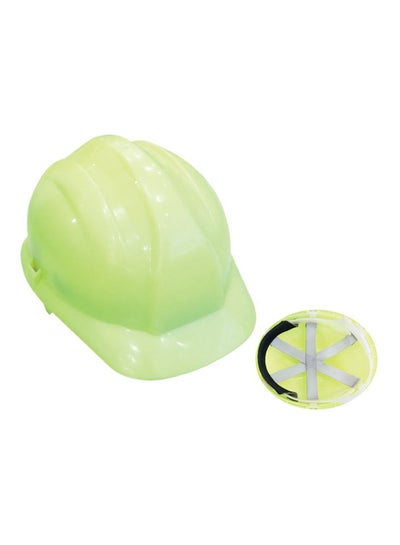 Buy Fluorescent Safety Helmet With Ratchet Suspension Green in UAE