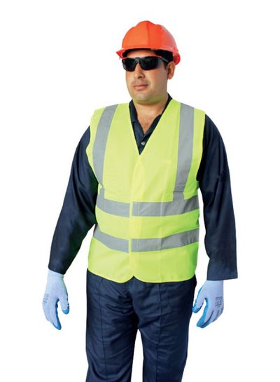 Buy Reflective Fabric Vest Green XXXL in UAE