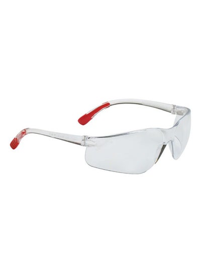 Buy Safety Spectacle Clear/Red Free Size in UAE