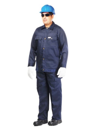 Buy Twill Pant And Shirt Navy Blue XXXXXL in UAE