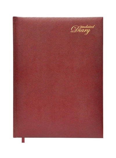 Buy Executive Undated Diary Maroon in UAE