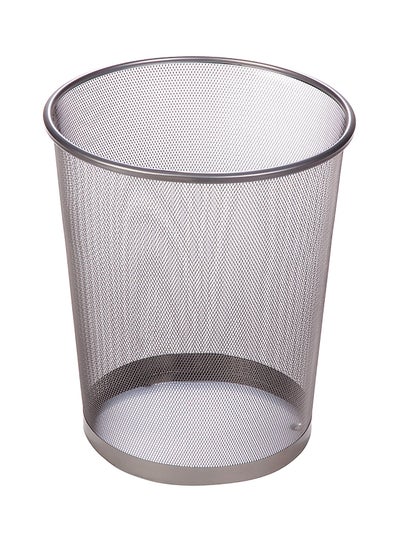 Buy Mesh Dust Bin Silver in UAE