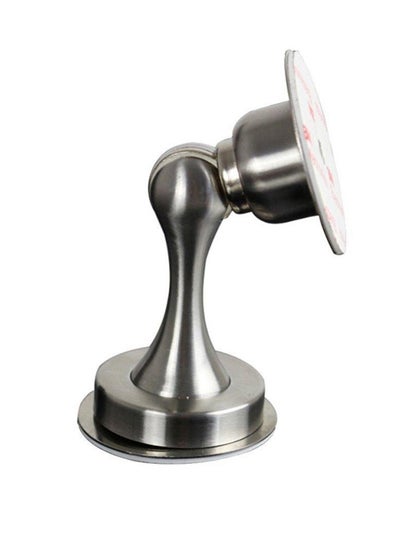 Buy Heavy Duty Metal Magnetic Door Stopper Silver 8.00 x 8.00 x 8.00centimeter in UAE