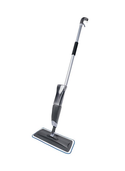 Buy Microfiber Rotating Floor Mop Silver/Grey in Saudi Arabia