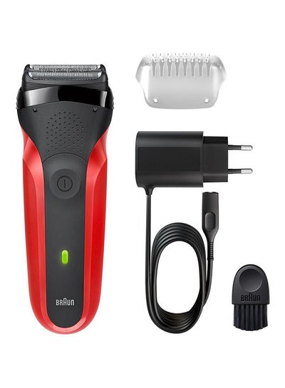 Buy Series 3 Rechargeable Electric Shaver Red/Black/Grey in Egypt