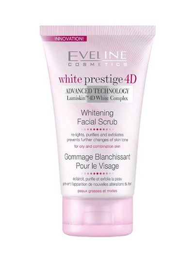 Buy White Prestige 4D Whitening Facial Scrub 150ml in UAE