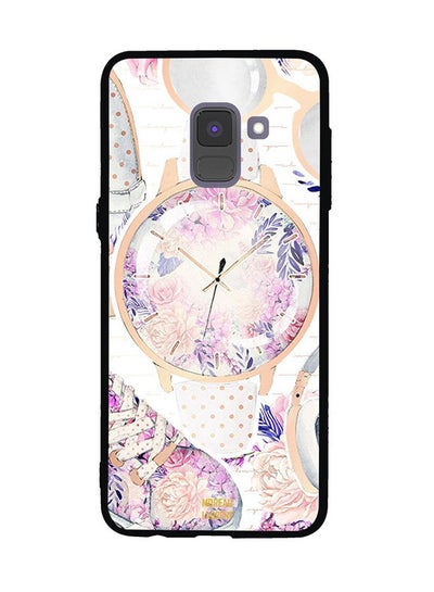 Buy Protective Case Cover For Samsung Galaxy A8 Plus Floral Watch in Egypt