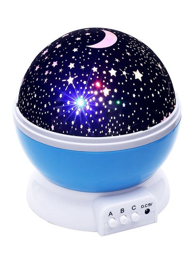 Buy Star Light Rotating Projector Lamp Blue in UAE