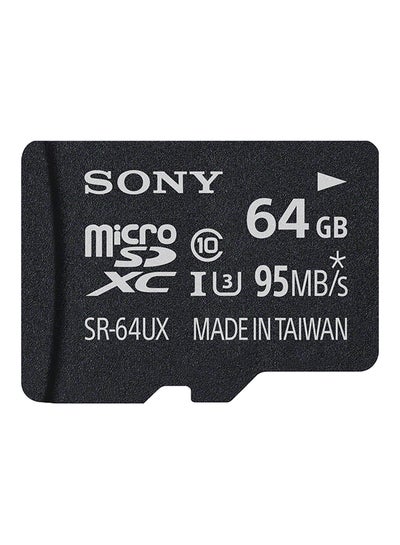 اشتري بطاقة ذاكرة مايكرو SDXC فائقة السرعة أسود 64 غيغابايت في الامارات
