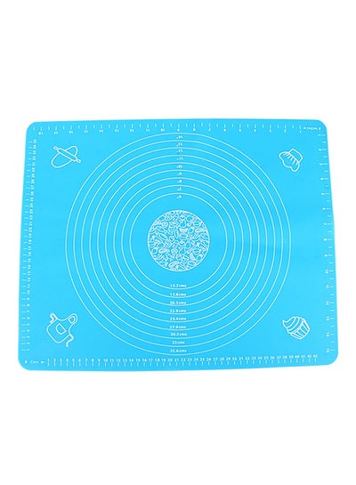 Buy Silicone Heat Resistant Baking Mat Butterfly Blue 50x40x0.1cm in Egypt