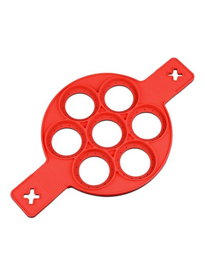 Buy Pancake Baking Mould Red 39.5x23.5x1.5centimeter in UAE