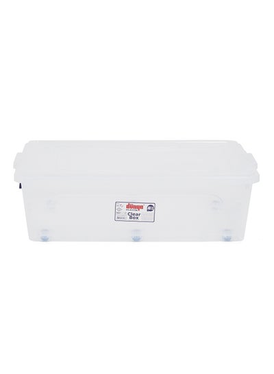Buy Multipurpose Storage Box Clear 40Liters in UAE