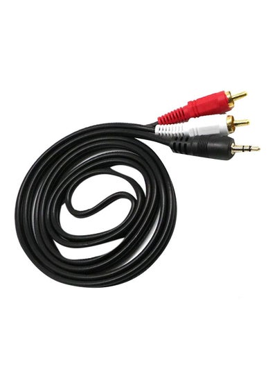 Buy 3-In-1 Audio PC Cable Black in Egypt