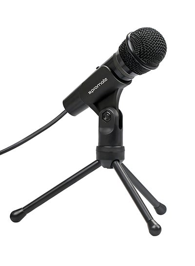 Buy Universal Digital Dynamic Vocal Microphone, 3.5mm Connector Stereo Multimedia Condenser Vocal Microphone Stand for Laptop, PC, Digital Voice Recorder PC Tweeter-9 Black in UAE